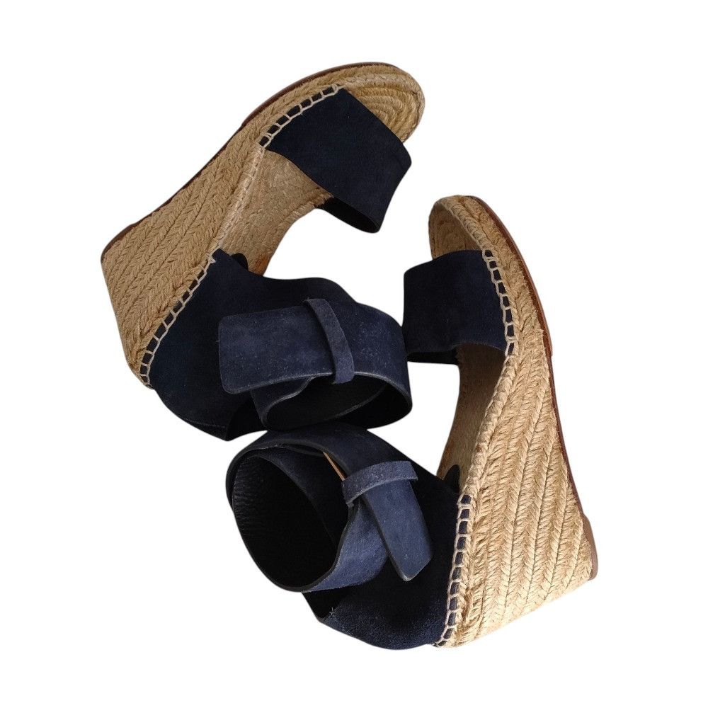 Celine Celine Celine Suede Wedge Sandals Suede Shoes DUTY FREE for USA Size ONE SIZE - 7 Thumbnail