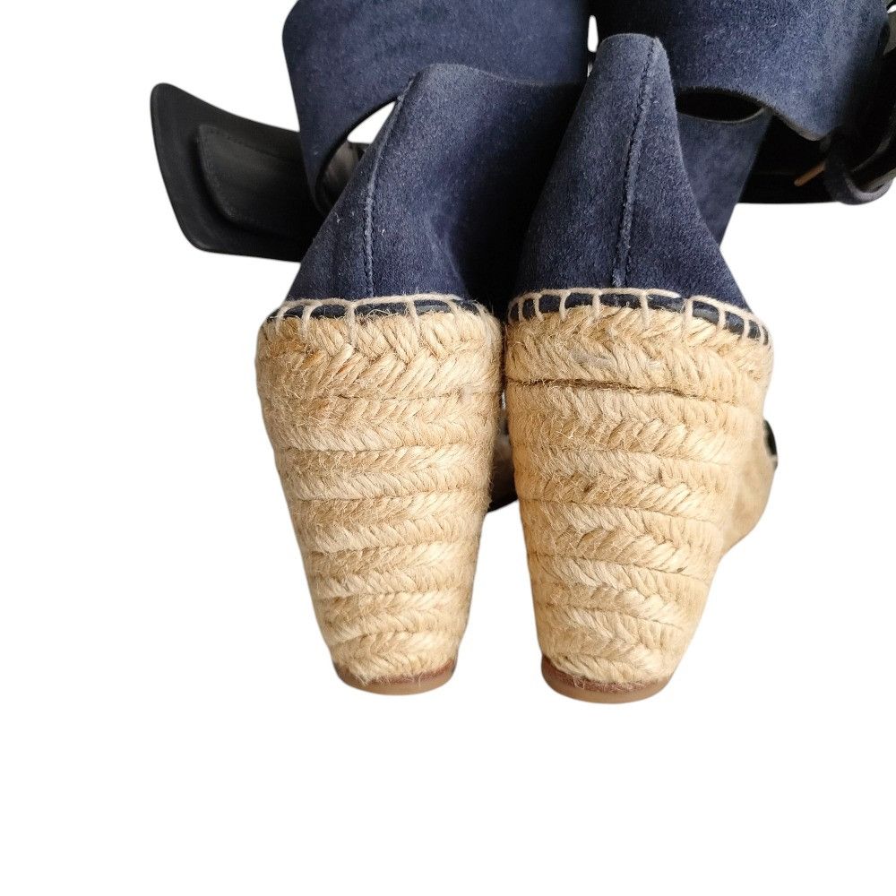 Celine Celine Celine Suede Wedge Sandals Suede Shoes DUTY FREE for USA Size ONE SIZE - 3 Thumbnail