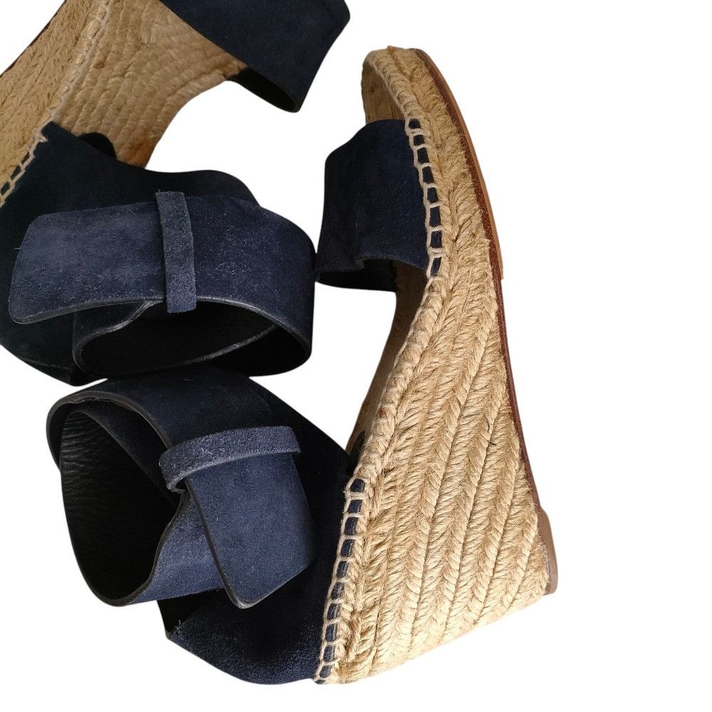 Celine Celine Celine Suede Wedge Sandals Suede Shoes DUTY FREE for USA Size ONE SIZE - 8 Thumbnail