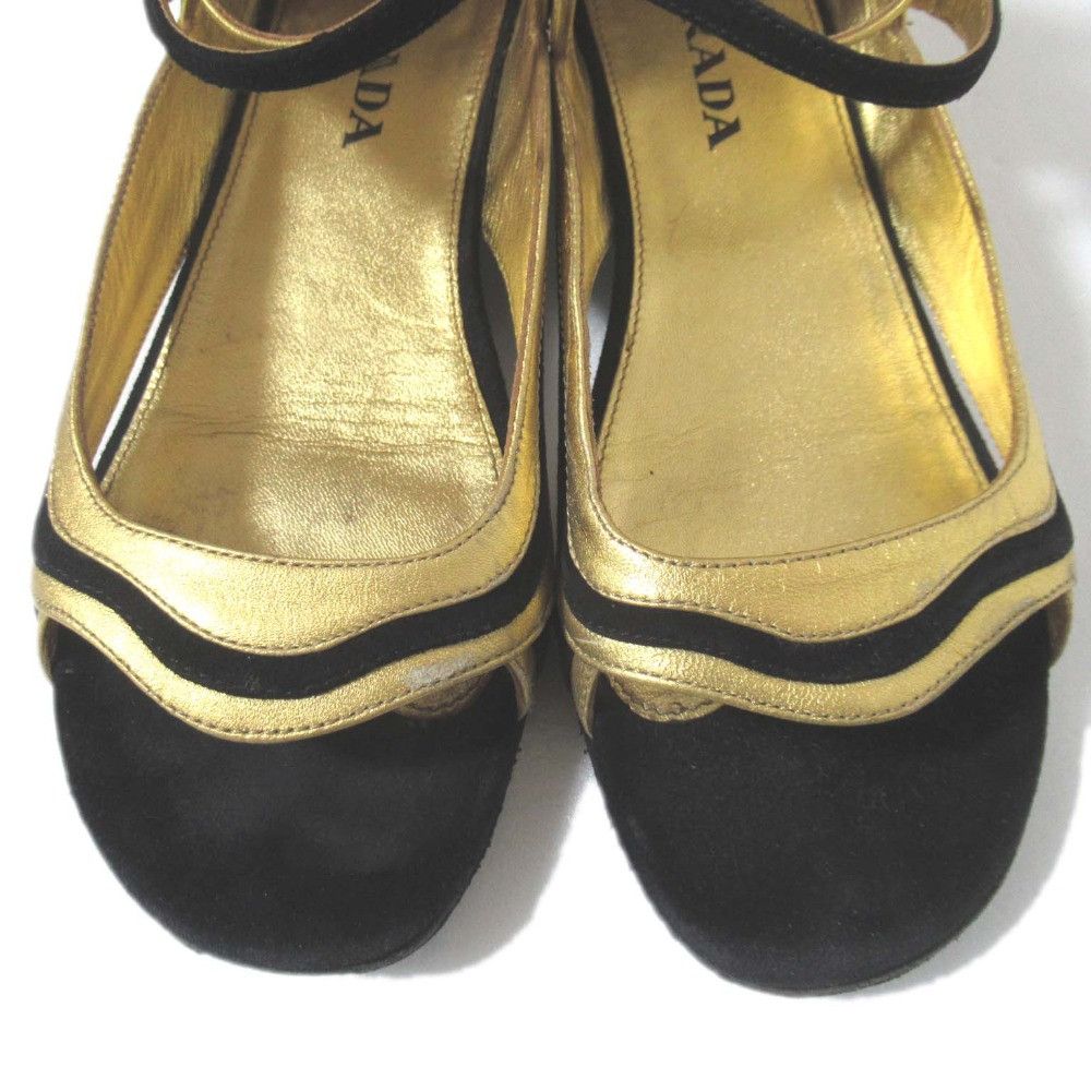 Prada Prada Prada Suede Leather Sandals Suede Shoes DUTY FREE for USA Size ONE SIZE - 5 Thumbnail