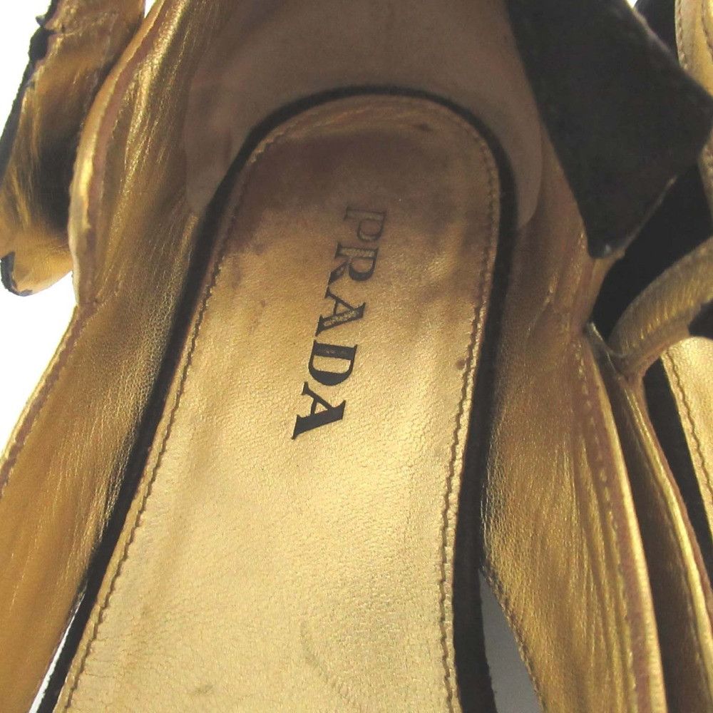 Prada Prada Prada Suede Leather Sandals Suede Shoes DUTY FREE for USA Size ONE SIZE - 8 Thumbnail