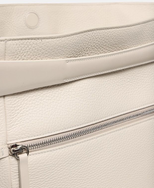 Leather shopper