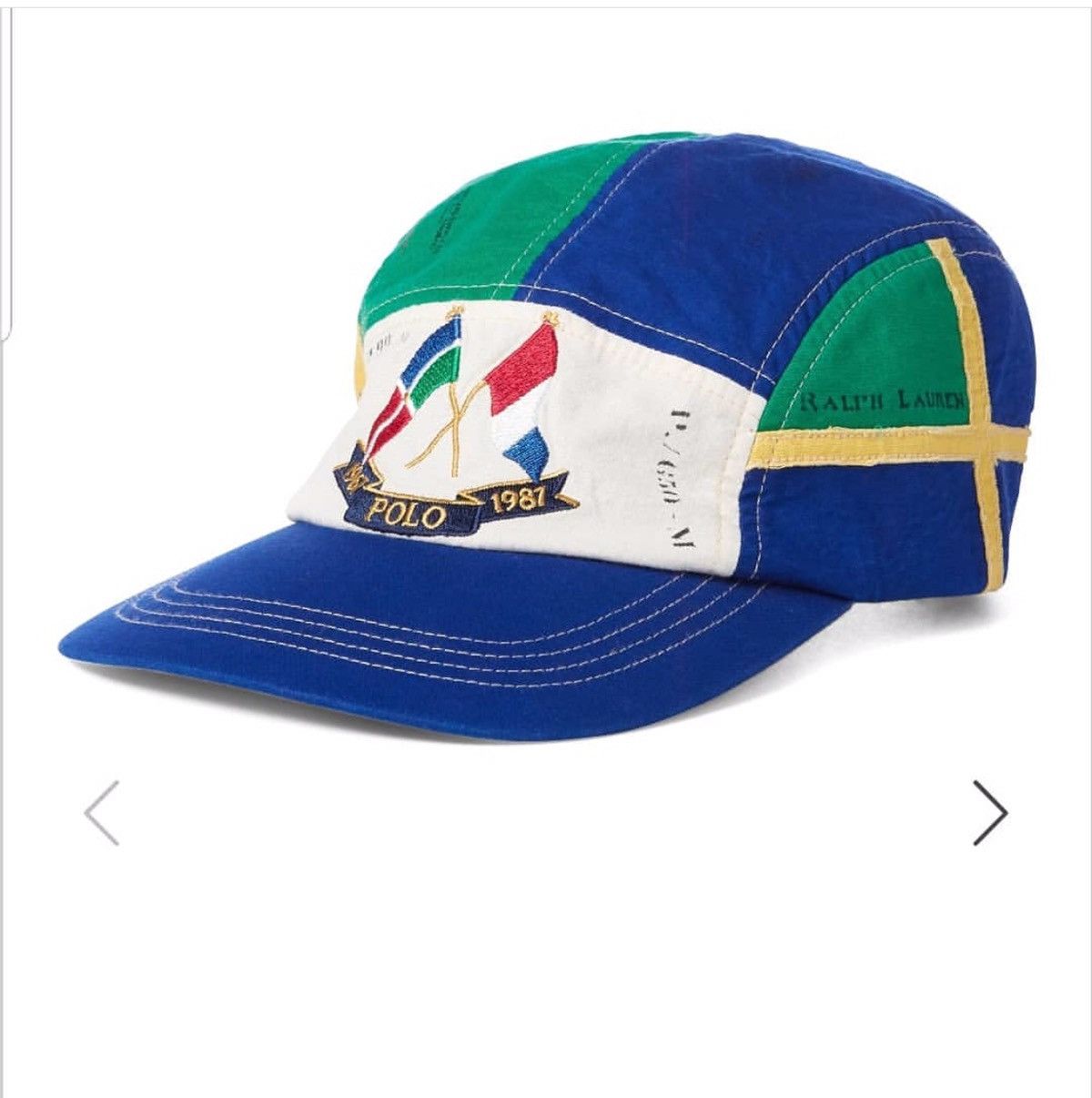 Polo Ralph Lauren POLO RALPH LAUREN CROSS FLAG 5 PANEL CAP Grailed