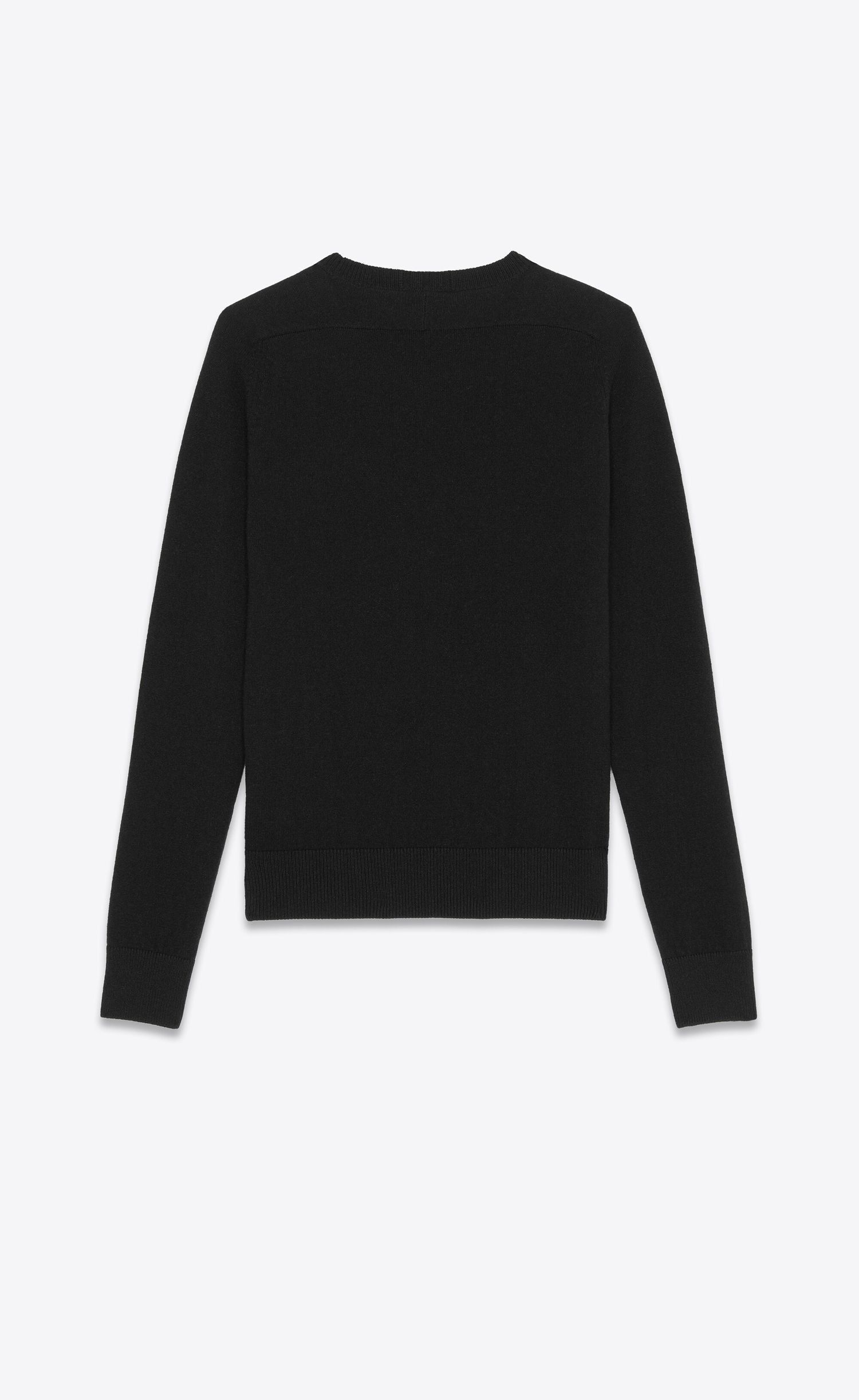 Saint Laurent Paris cashmere sweater black Size US XS / EU 42 / 0 - 2 Thumbnail