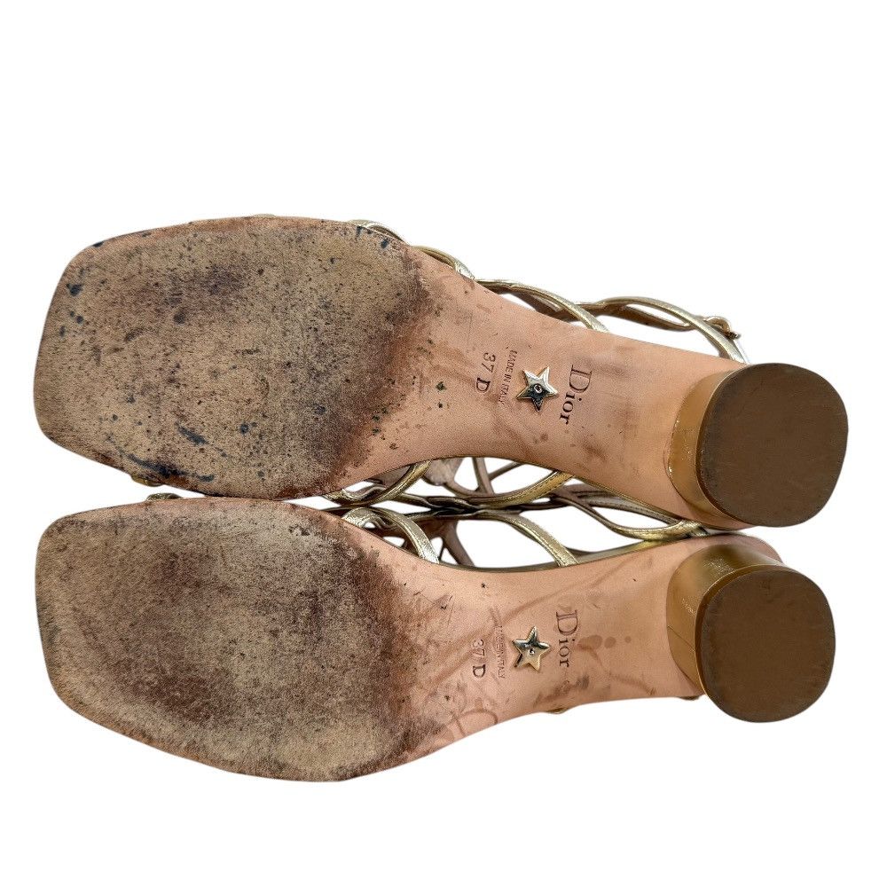Dior Dior Christian Dior CD Logo Leather Sandals Leather Shoes DUTY FREE for USA Size ONE SIZE - 7 Thumbnail