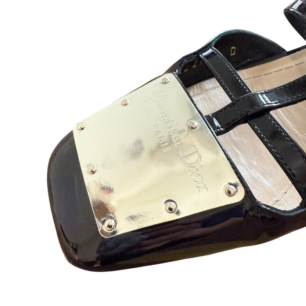 Dior Dior Christian Dior Patent Leather Sandals Enamel Shoes DUTY FREE for USA Size ONE SIZE - 12 Thumbnail