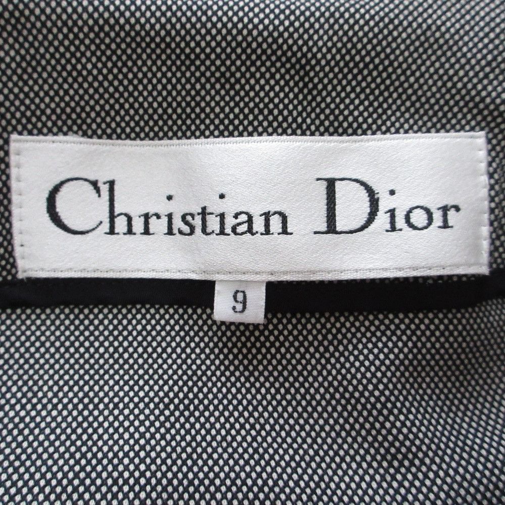 Dior Dior Christian Dior Vintage Wool Mid-length Collarless Jacket Coat Leather Outerwear DUTY FREE for USA Size ONE SIZE - 5 Thumbnail