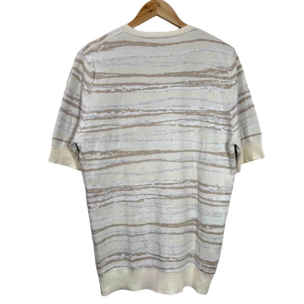 Hermes Hermes Hermes Border Knit Cut and Sewn Cotton Tops DUTY FREE for USA Size ONE SIZE - 2 Thumbnail