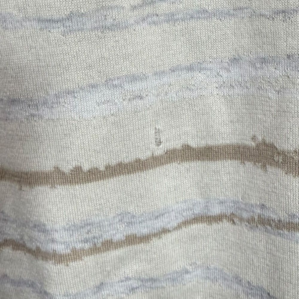 Hermes Hermes Hermes Border Knit Cut and Sewn Cotton Tops DUTY FREE for USA Size ONE SIZE - 4 Thumbnail