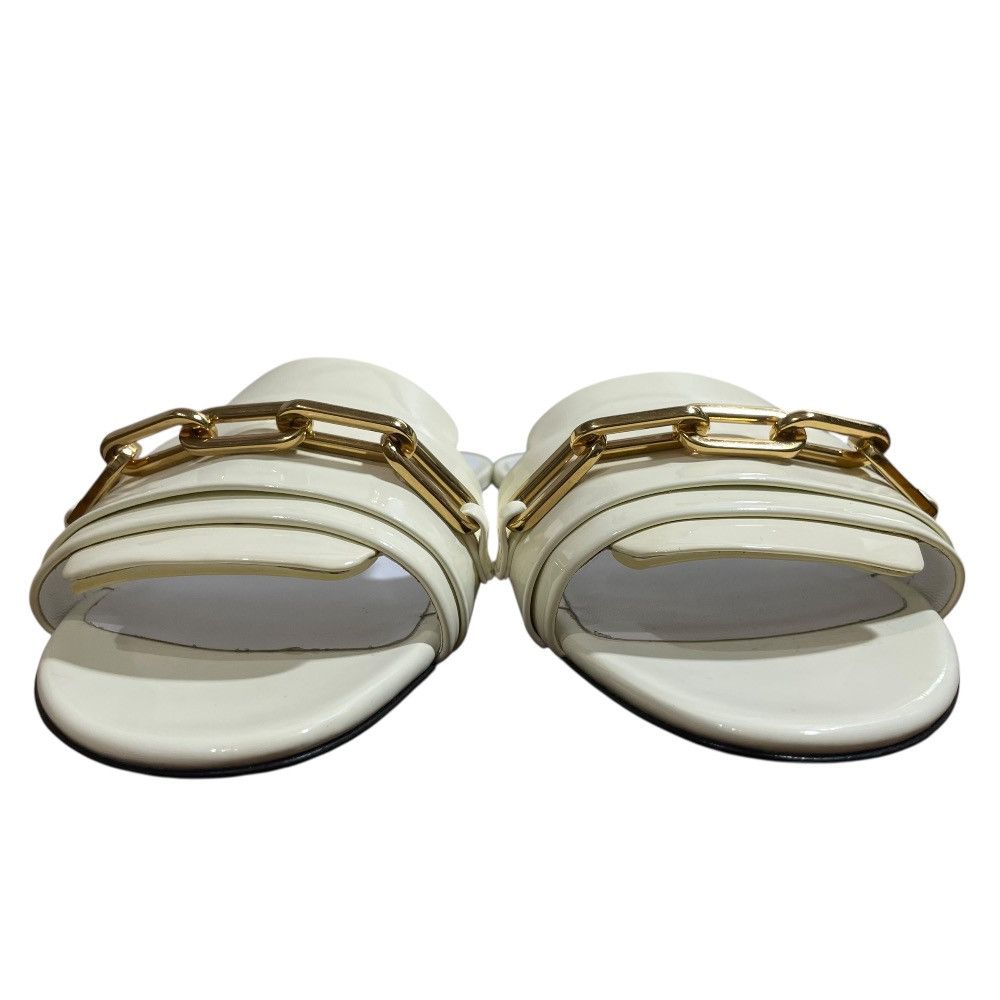 Burberry Burberry Burberry Chain Patent Leather Mule Sandals Enamel Shoes DUTY FREE for USA Size ONE SIZE - 2 Thumbnail