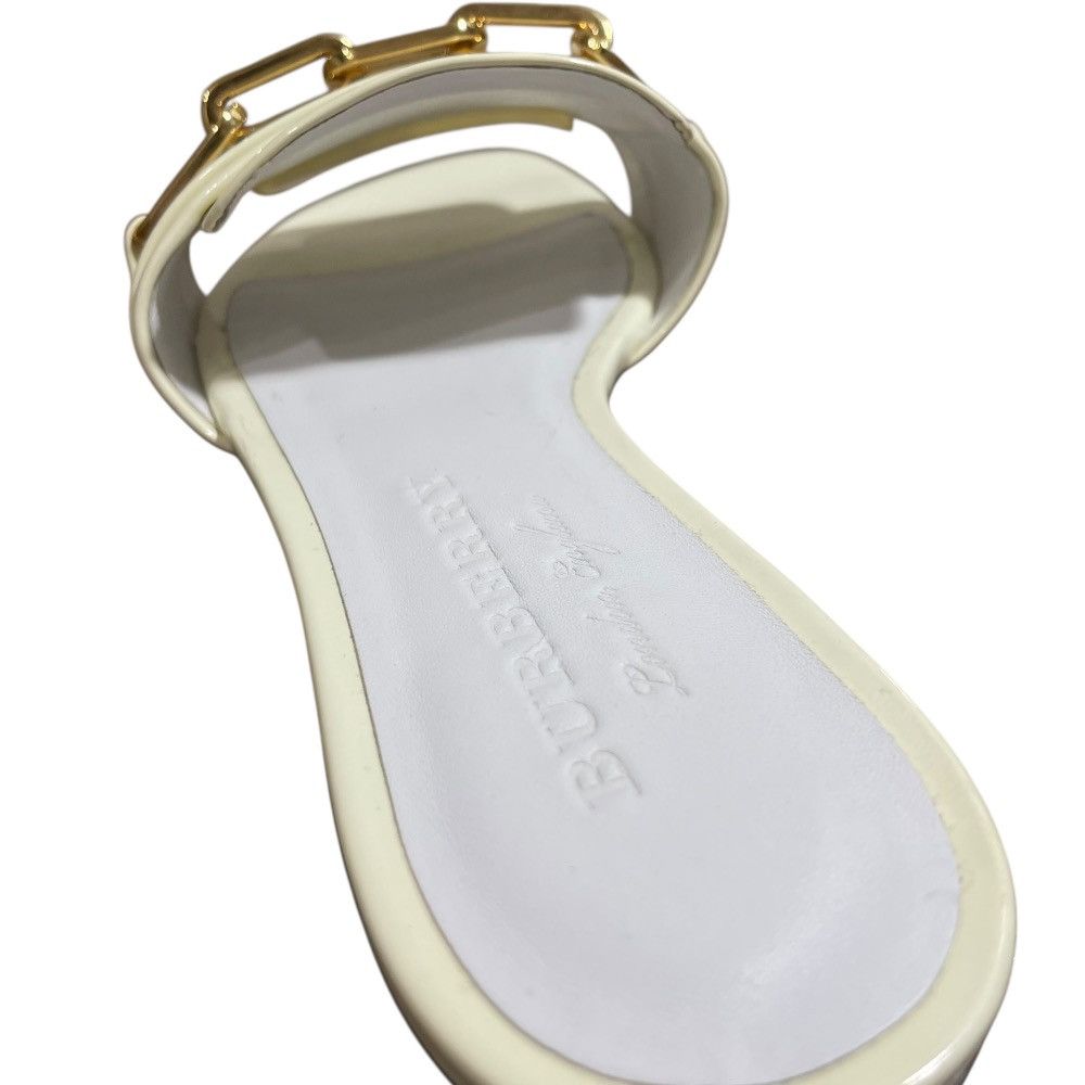 Burberry Burberry Burberry Chain Patent Leather Mule Sandals Enamel Shoes DUTY FREE for USA Size ONE SIZE - 8 Thumbnail