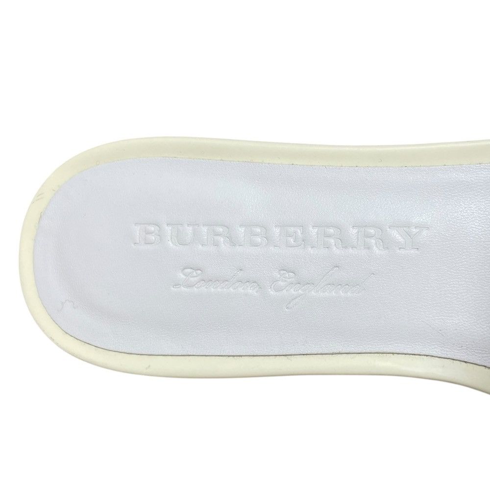 Burberry Burberry Burberry Chain Patent Leather Mule Sandals Enamel Shoes DUTY FREE for USA Size ONE SIZE - 9 Thumbnail