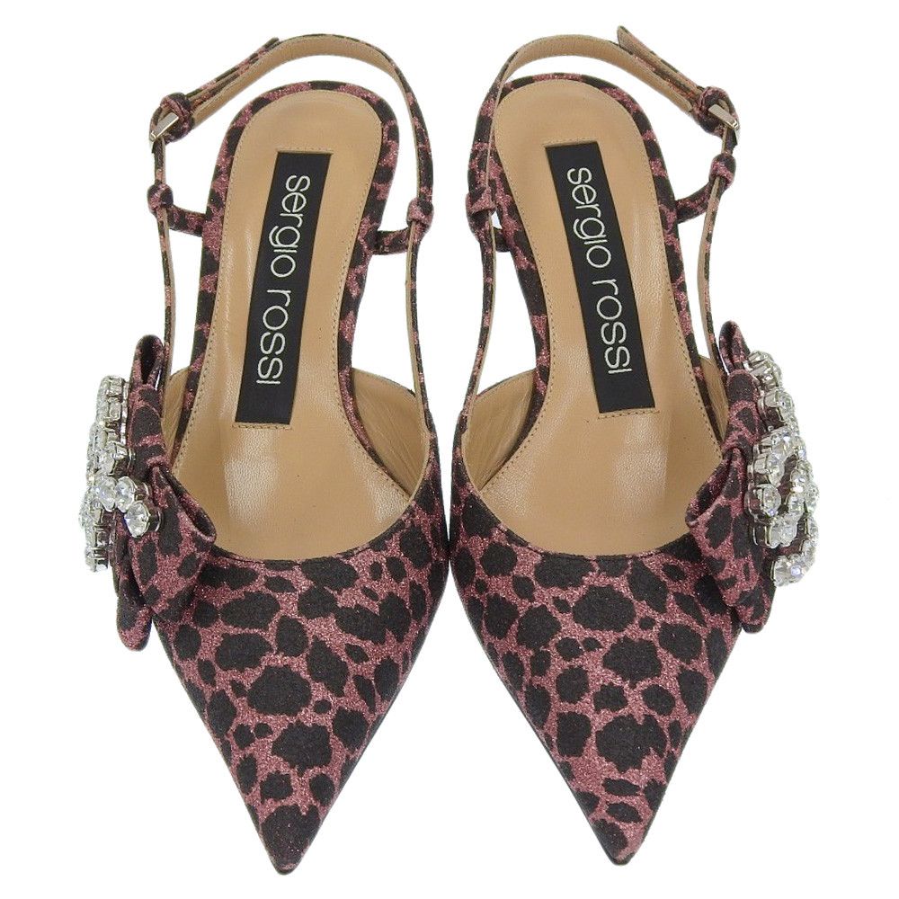 Other Other Sergio Rossi SR Slingback Pumps Leather Shoes DUTY FREE for USA Size ONE SIZE - 2 Thumbnail