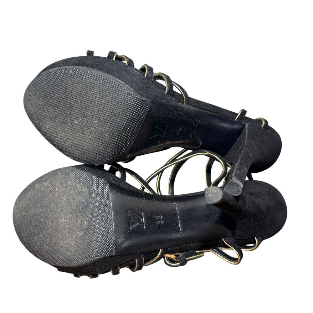Louis Vuitton Louis Vuitton Louis Vuitton Suede Sandals Suede Shoes DUTY FREE for USA Size ONE SIZE - 7 Thumbnail