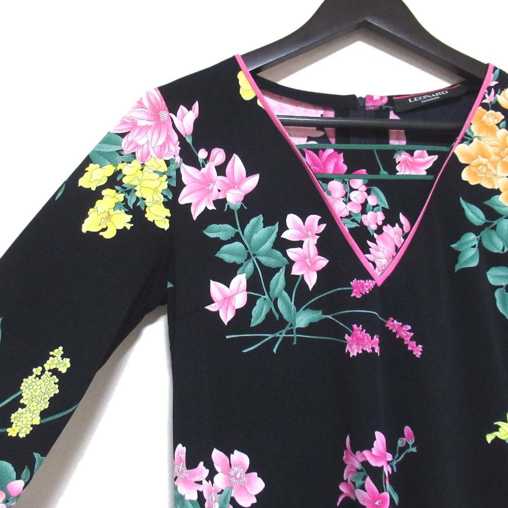 Other Other LEONARD Kankan Stretch Flower Print Dress Others Dresses DUTY FREE for USA Size ONE SIZE - 3 Thumbnail