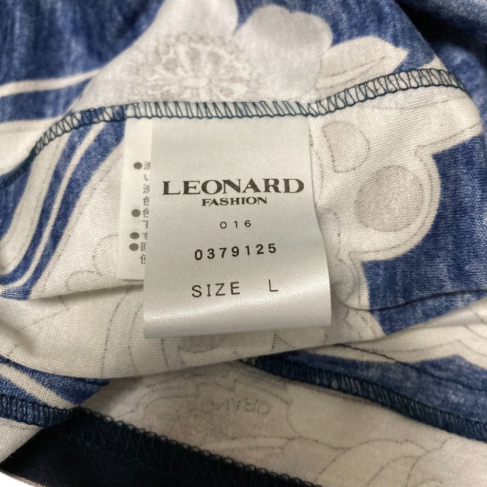 Other LEONARD Flower Print Short Sleeve Blouse Others Tops DUTY FREE for USA