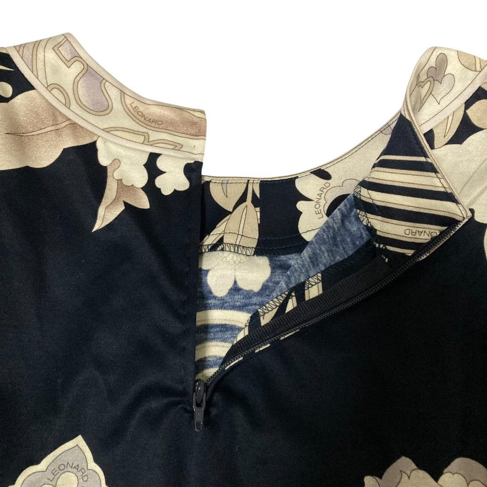 Other LEONARD Flower Print Short Sleeve Blouse Others Tops DUTY FREE for USA