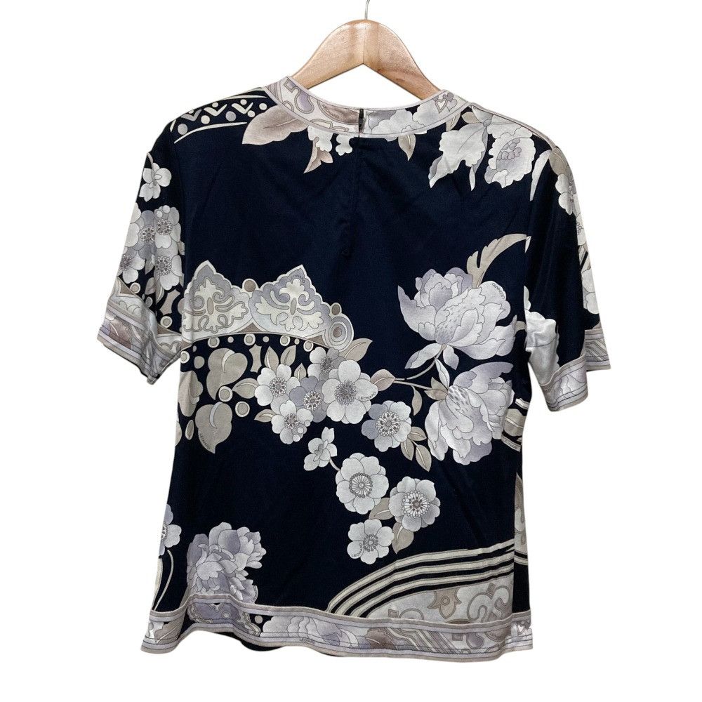 Other LEONARD Flower Print Short Sleeve Blouse Others Tops DUTY FREE for USA