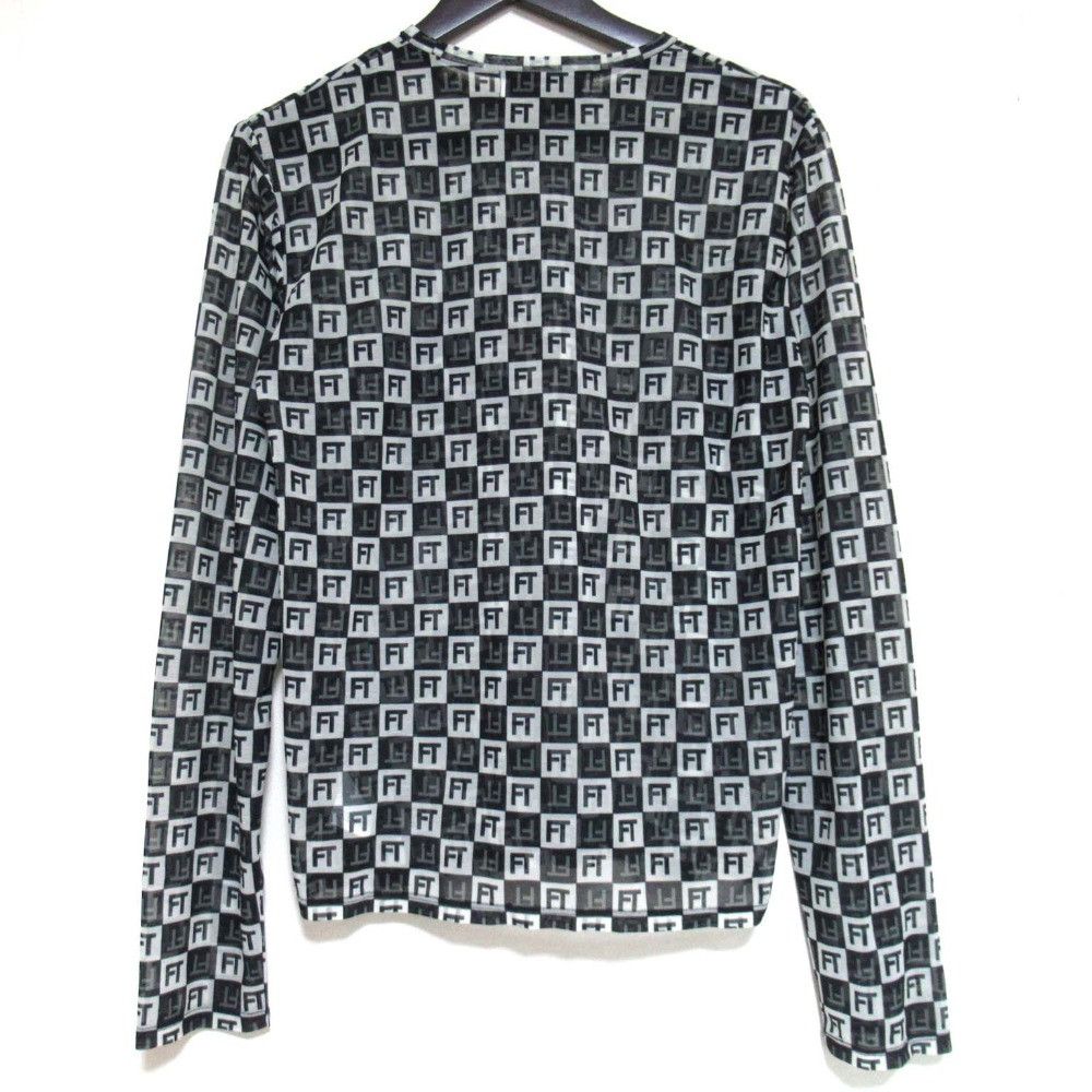 Other Other FUMIE TANAKA FT Logo Check Sheer Blouse Others Tops F24S-35 DUTY FREE for USA Size ONE SIZE - 2 Thumbnail
