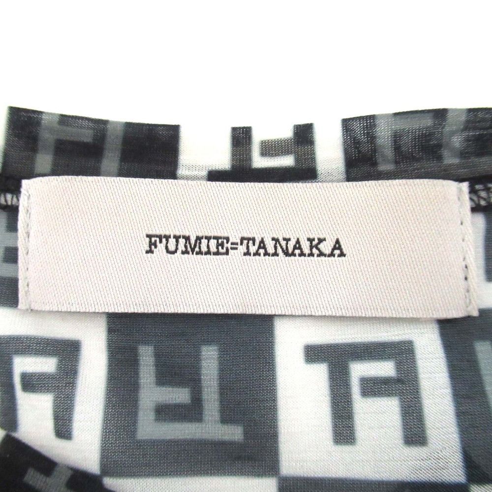 Other Other FUMIE TANAKA FT Logo Check Sheer Blouse Others Tops F24S-35 DUTY FREE for USA Size ONE SIZE - 5 Thumbnail