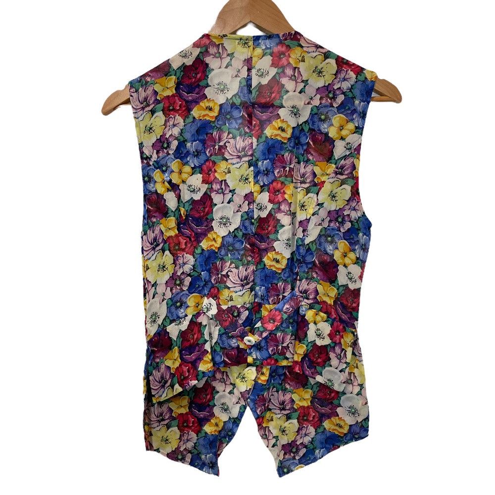 Jil Sander Jil Sander Jil Sander Flower Print Silk Vest Others Tops DUTY FREE for USA Size ONE SIZE - 2 Thumbnail