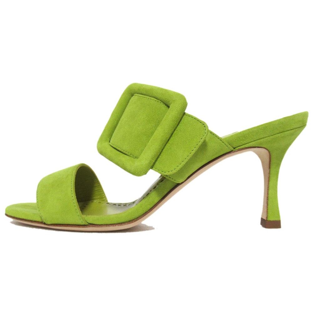 Manolo Blahnik Manolo Blahnik Manolo Blahnik Maysale Suede Sandals Suede Shoes DUTY FREE for USA Size ONE SIZE - 2 Thumbnail