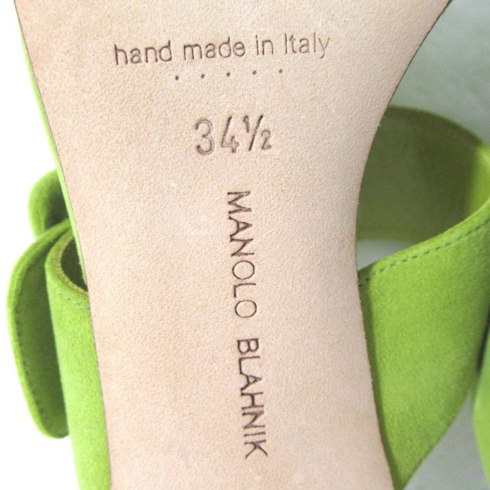 Manolo Blahnik Manolo Blahnik Manolo Blahnik Maysale Suede Sandals Suede Shoes DUTY FREE for USA Size ONE SIZE - 11 Thumbnail