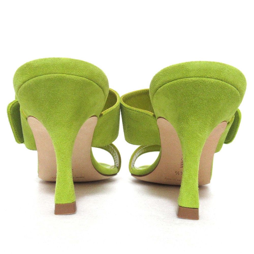 Manolo Blahnik Manolo Blahnik Manolo Blahnik Maysale Suede Sandals Suede Shoes DUTY FREE for USA Size ONE SIZE - 4 Thumbnail