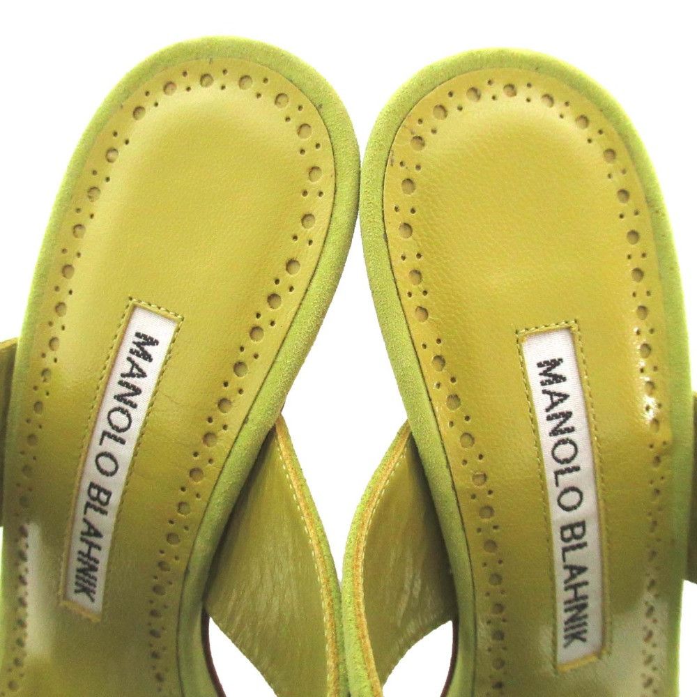 Manolo Blahnik Manolo Blahnik Manolo Blahnik Maysale Suede Sandals Suede Shoes DUTY FREE for USA Size ONE SIZE - 6 Thumbnail