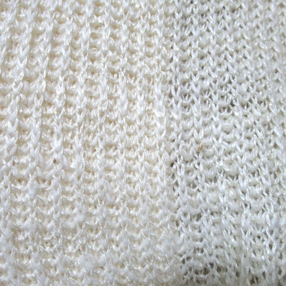 Other Other BLAMINK Linen Silk Blend Knit Cardigan Natural Material Tops DUTY FREE for USA Size ONE SIZE - 5 Thumbnail