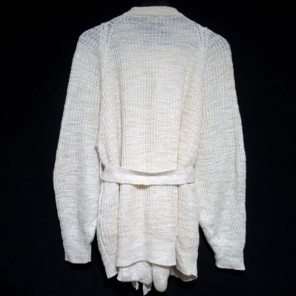 Other Other BLAMINK Linen Silk Blend Knit Cardigan Natural Material Tops DUTY FREE for USA Size ONE SIZE - 2 Thumbnail