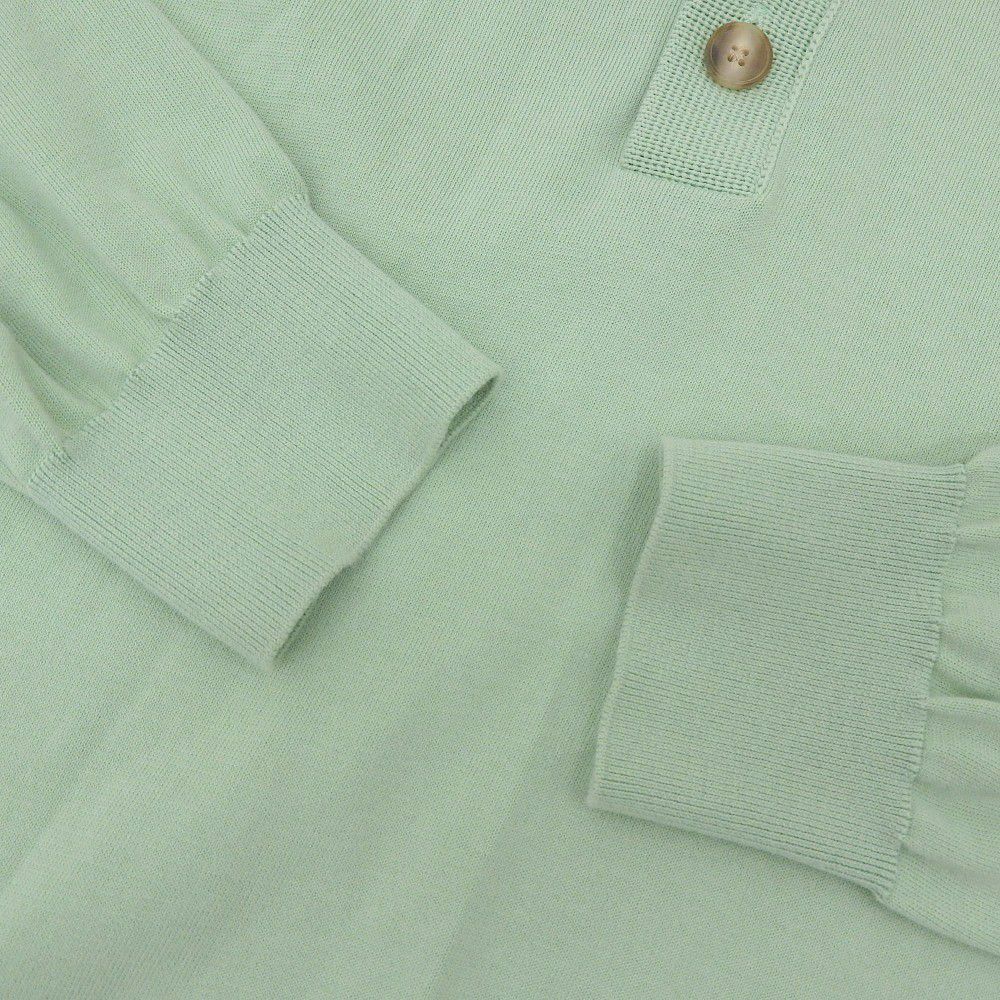Other Other CABaN Cotton Knit Long Sleeve Polo Shirt Cotton Tops 59-02-14-02006 DUTY FREE for USA Size ONE SIZE - 4 Thumbnail