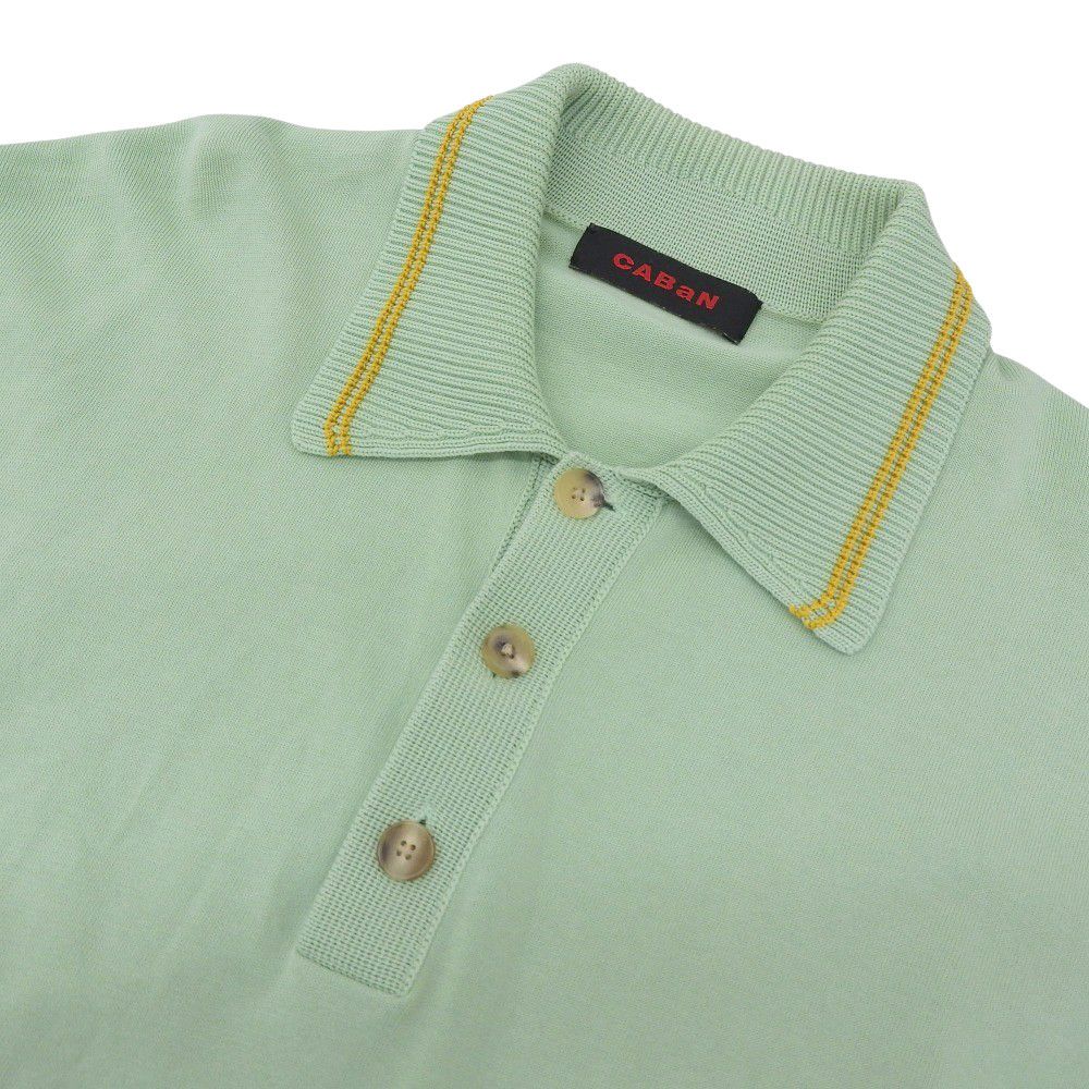 Other Other CABaN Cotton Knit Long Sleeve Polo Shirt Cotton Tops 59-02-14-02006 DUTY FREE for USA Size ONE SIZE - 3 Thumbnail