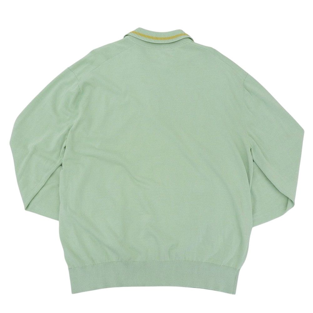 Other Other CABaN Cotton Knit Long Sleeve Polo Shirt Cotton Tops 59-02-14-02006 DUTY FREE for USA Size ONE SIZE - 2 Thumbnail