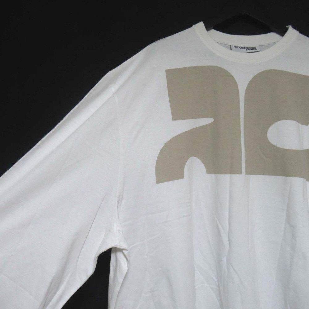 Other Other Courreges Logo Print T-shirt Cotton T-Shirts DUTY FREE for USA Size ONE SIZE - 3 Thumbnail