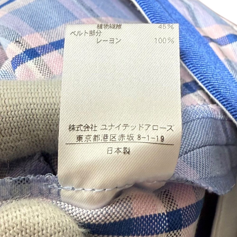Other Other Drawer M.SUMMER Nanako Check Basic Pants Cotton Pants DUTY FREE for USA Size ONE SIZE - 7 Thumbnail