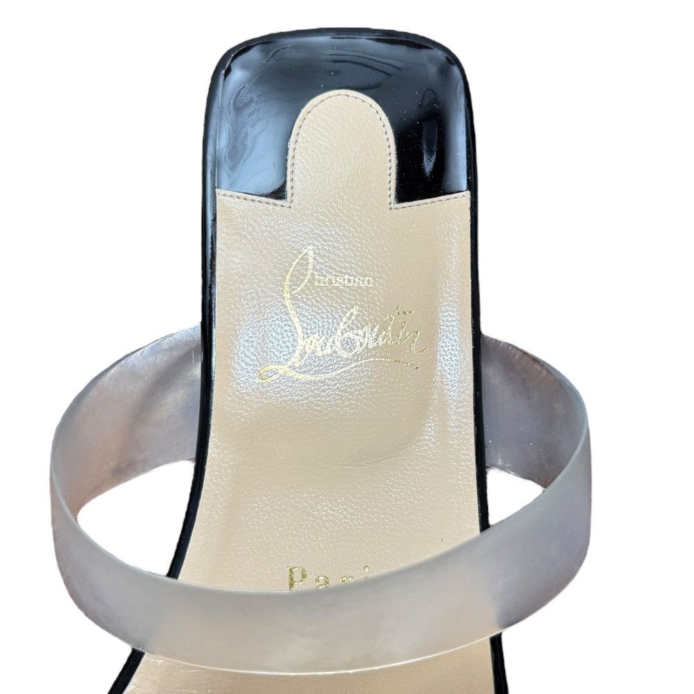 Christian Louboutin Christian Louboutin Christian Louboutin Patent Leather Flat Sandals Enamel Shoes DUTY FREE for USA Size ONE SIZE - 10 Thumbnail