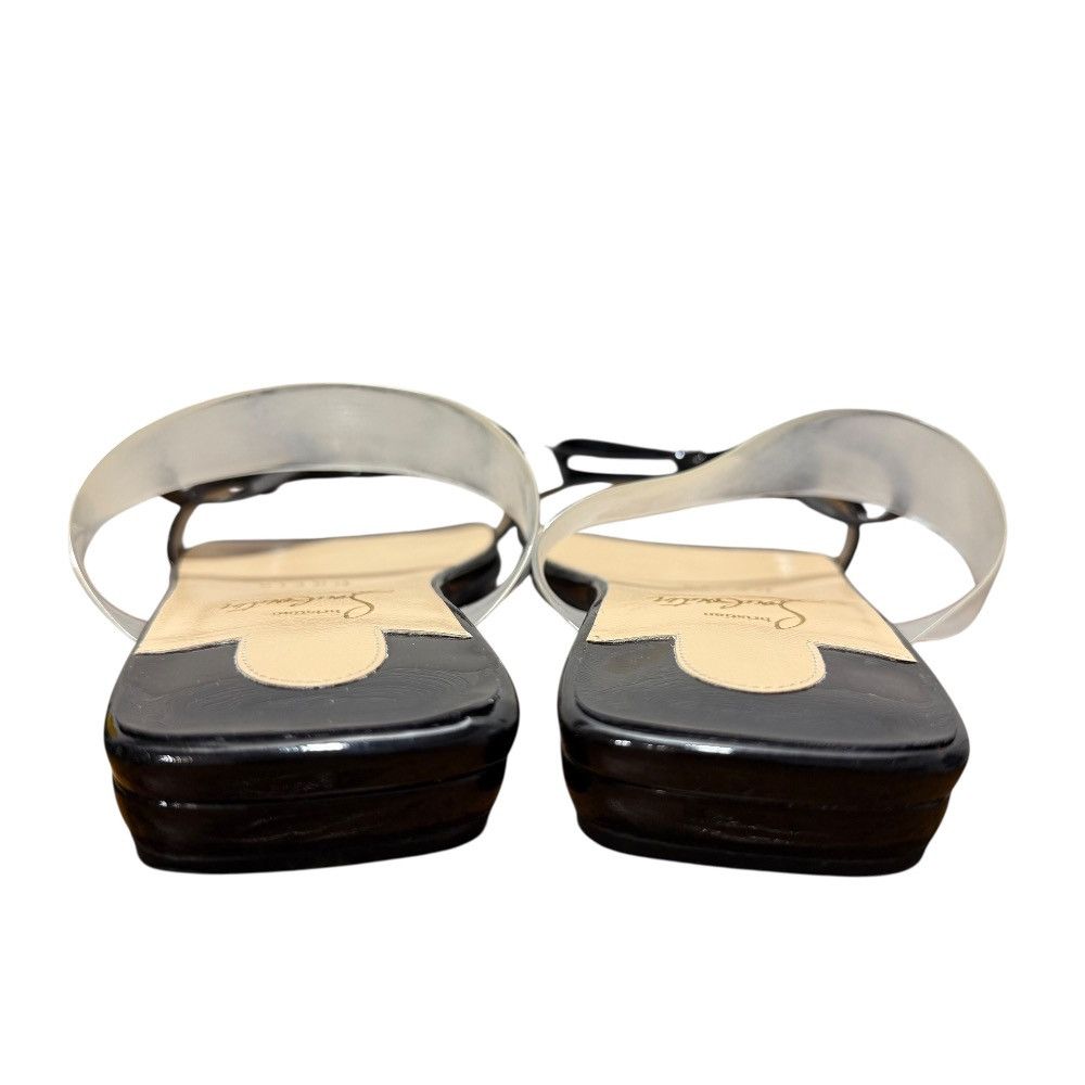 Christian Louboutin Christian Louboutin Christian Louboutin Patent Leather Flat Sandals Enamel Shoes DUTY FREE for USA Size ONE SIZE - 6 Thumbnail
