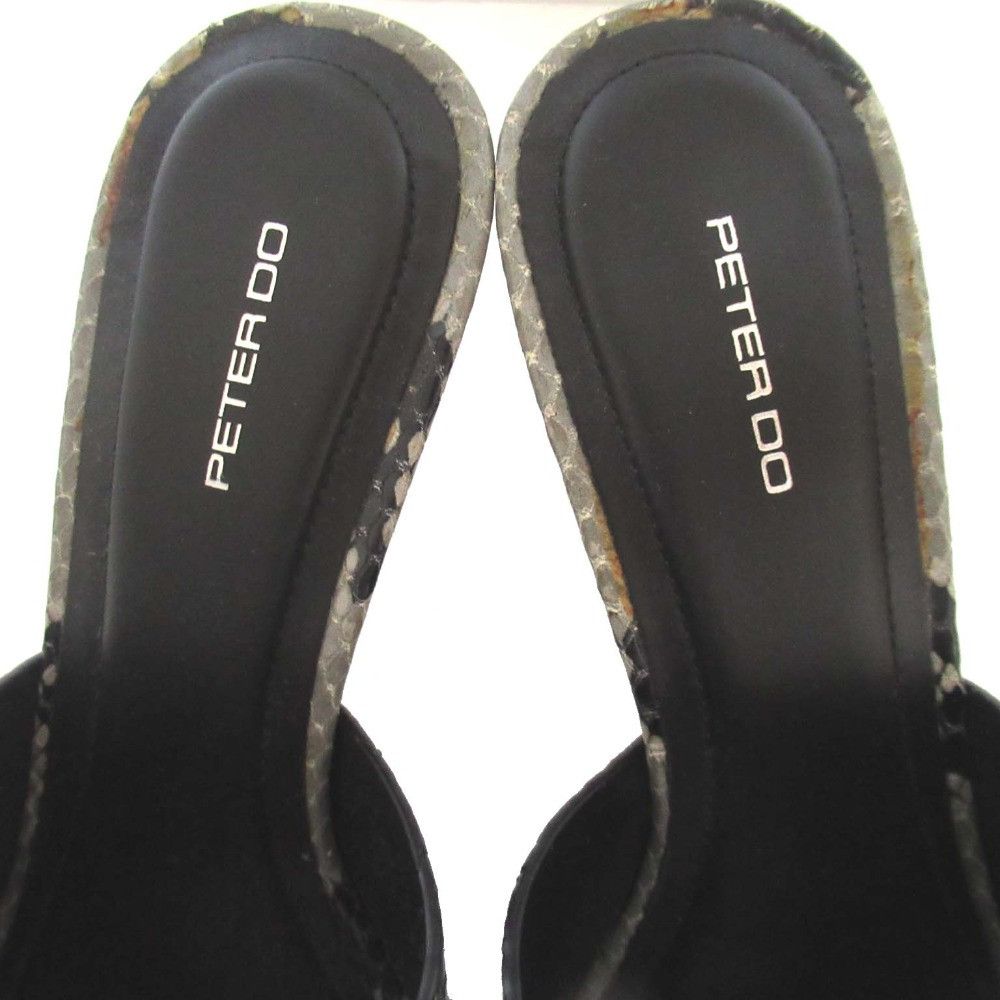 Other Other Peter Do Python Leather High Heel Mule Sandals Leather Shoes DUTY FREE for USA Size ONE SIZE - 5 Thumbnail