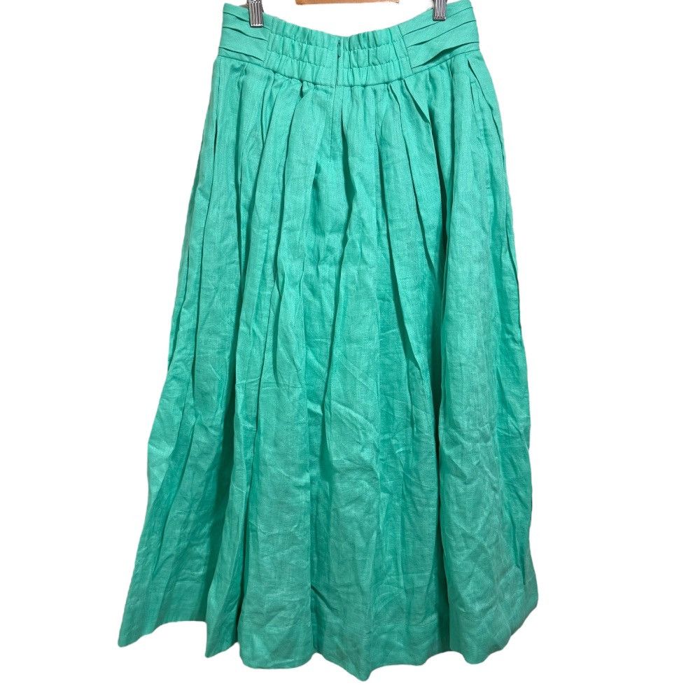 Other Other CYCLAS Flare Skirt Linen 100% Natural Material Skirts DUTY FREE for USA Size ONE SIZE - 2 Thumbnail