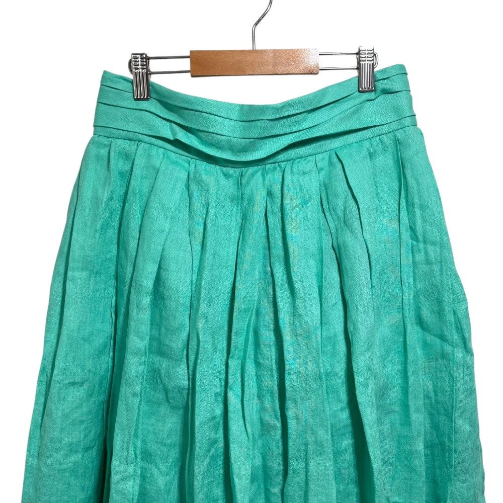 Other Other CYCLAS Flare Skirt Linen 100% Natural Material Skirts DUTY FREE for USA Size ONE SIZE - 3 Thumbnail