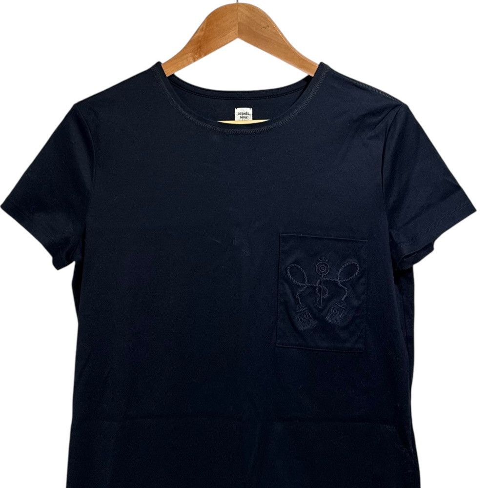 Hermes Hermes Hermes Embroidered Pocket Cotton Dress Others Dresses DUTY FREE for USA Size ONE SIZE - 3 Thumbnail