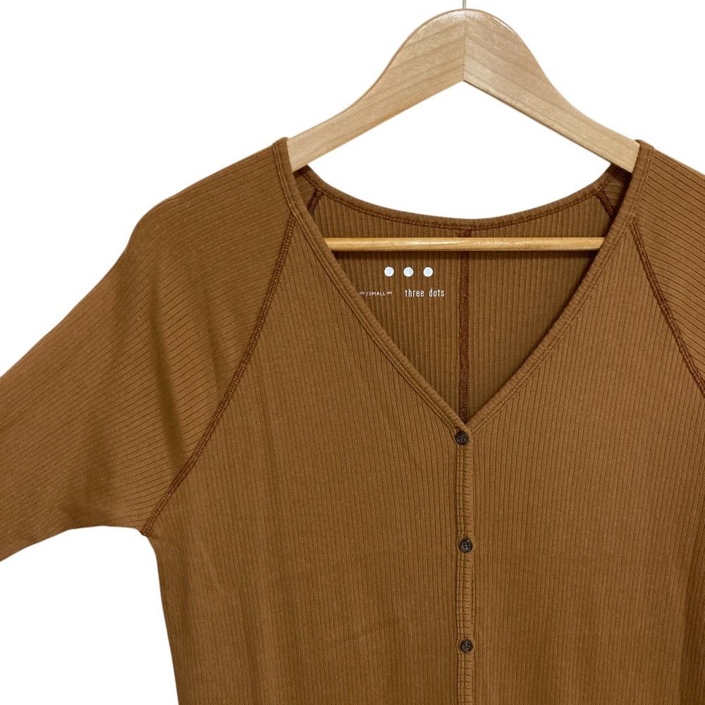 Other Other three dots Daily & Nighty Rib 2way Long Cardigan Dress Others Lounge & Sleepwear OH7001Y DUTY FREE for USA Size ONE SIZE - 3 Thumbnail