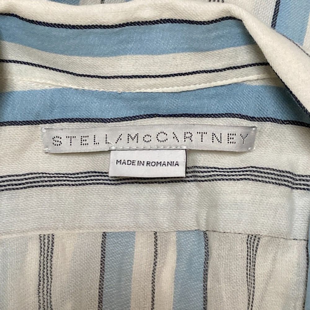 Stella McCartney Stella Mccartney Stella McCartney Stripe Shirt Cotton Dress Shirt DUTY FREE for USA Size ONE SIZE - 4 Thumbnail