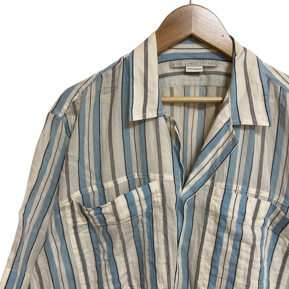 Stella McCartney Stella Mccartney Stella McCartney Stripe Shirt Cotton Dress Shirt DUTY FREE for USA Size ONE SIZE - 3 Thumbnail