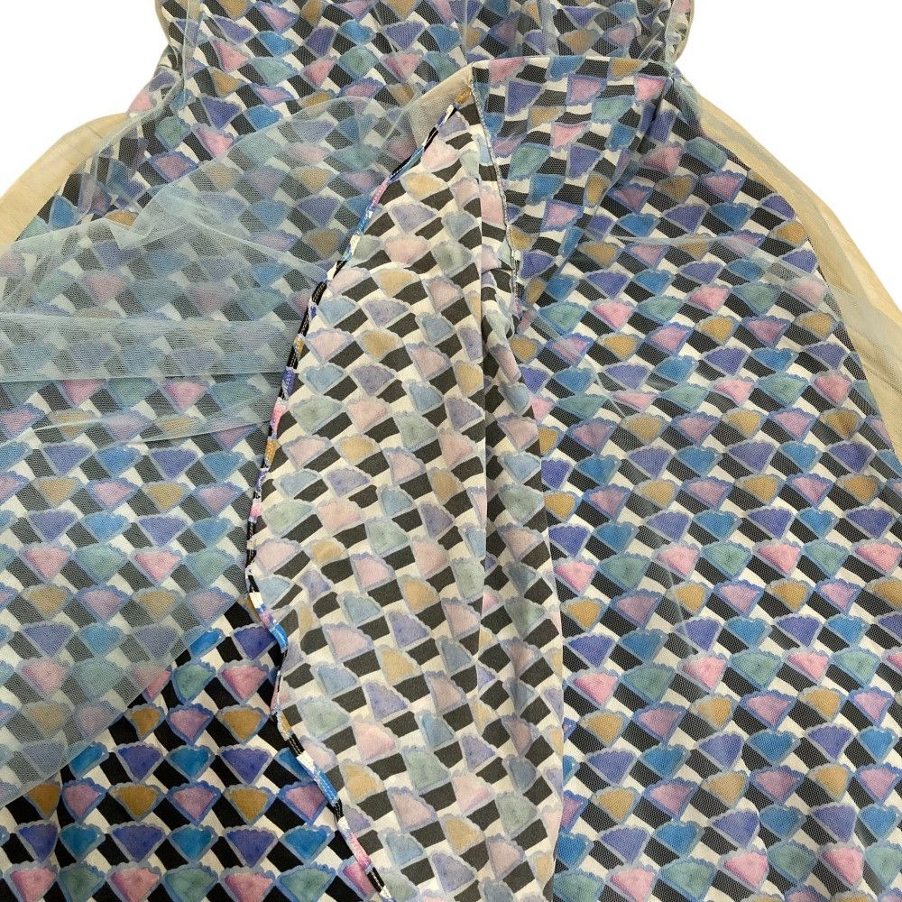 Armani Armani Emporio Armani Allover Pattern Tulle Organza Dress Others Dresses DUTY FREE for USA Size ONE SIZE - 5 Thumbnail