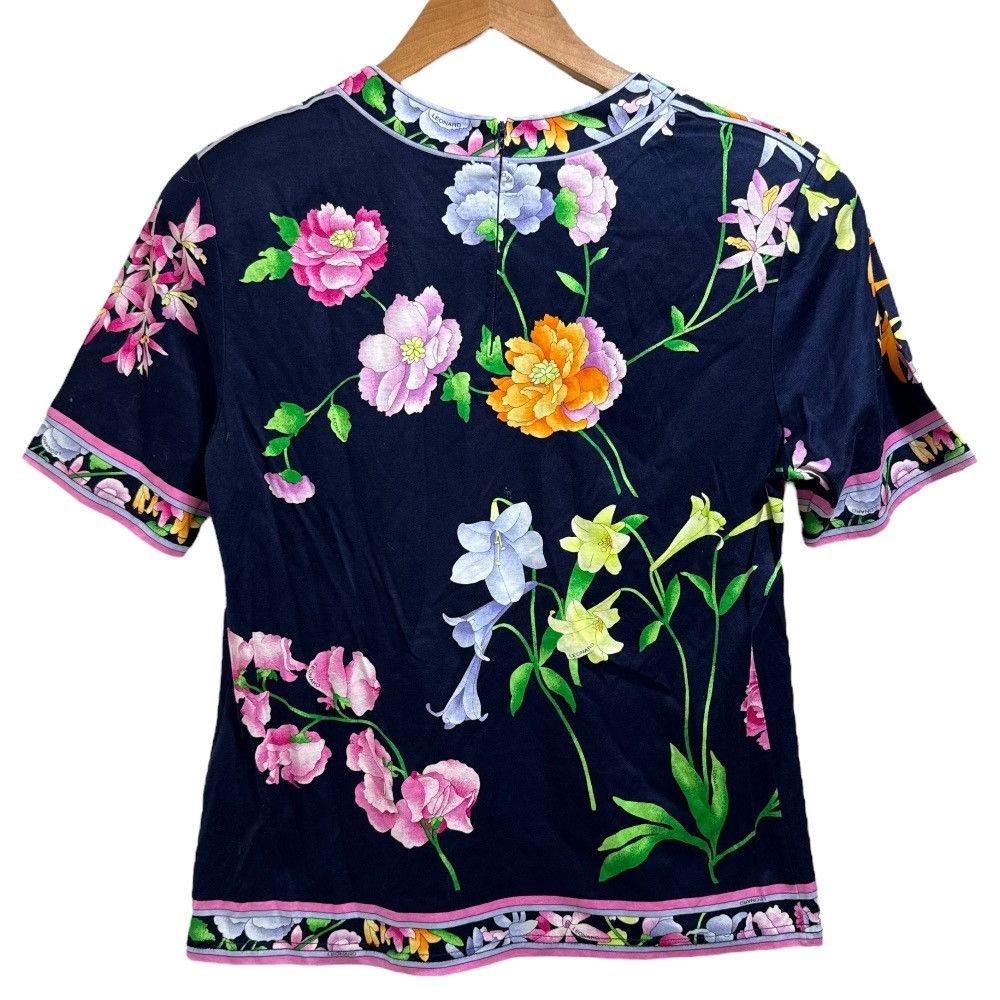 Other Other LEONARD FASHION Flower Print Pullover Blouse Cotton Tops DUTY FREE for USA Size ONE SIZE - 2 Thumbnail