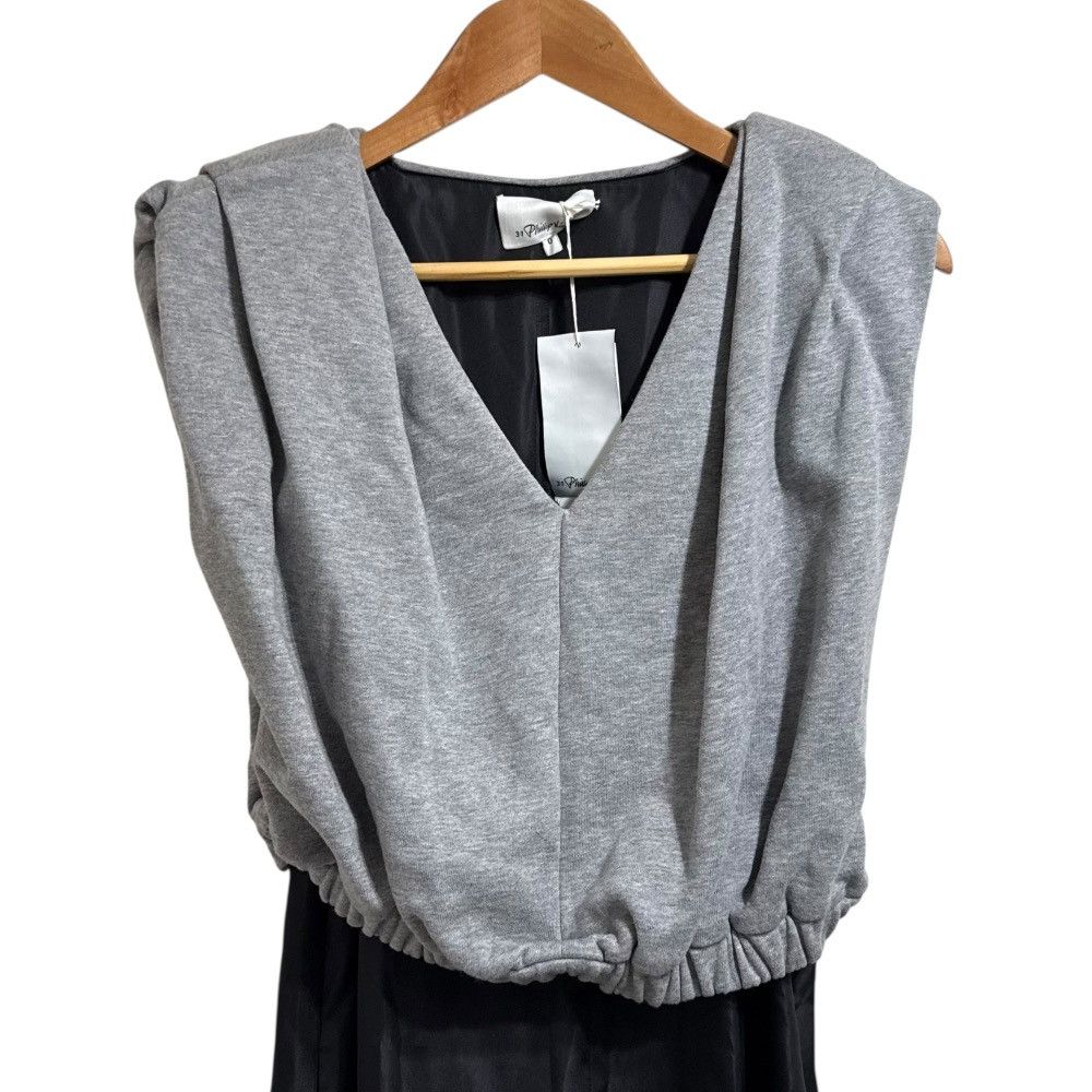 Other Other 3.1 Phillip Lim SL French Terry Combo Dress Cotton Dresses DUTY FREE for USA Size ONE SIZE - 3 Thumbnail