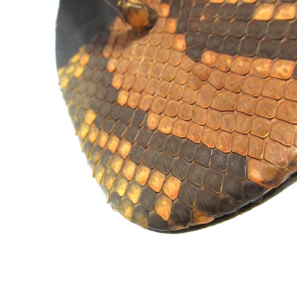 Gucci Gucci Gucci Bamboo Python Leather Flat Sandals Natural Material Shoes DUTY FREE for USA Size ONE SIZE - 18 Thumbnail