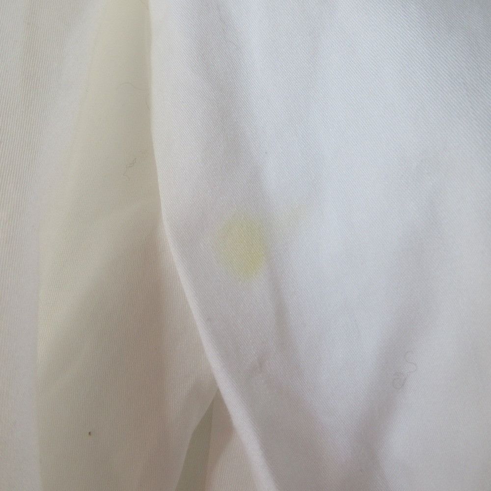 Other Col Pierrot Long Sleeve Gathered Front Zip Pullover Blouse Cotton Tops DUTY FREE for USA